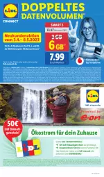 Gazetka promocyjna Lidl - Aktionsprospekt - Gazetka - ważna od 29.04 do 29.04.2023 - strona 21 - produkty: angebot, auto, Bad, braun, Brei, buch, eis, elle, erde, gin, gutschein, inklusivleistungen, LG, Liege, Rauch, reis, rwe, sim, Soda, Ti, tisch, vodafone, ZTE