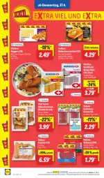 Gazetka promocyjna Lidl - Aktionsprospekt - Gazetka - ważna od 29.04 do 29.04.2023 - strona 48 - produkty: backfisch, bacon, brustfilet, chicken nuggets, chili, curry, dip, dulano, eis, filet, filets, fisch, hähnchenbrust, hähnchenbrustfilet, Hähnchenschnitzel, knacker, matjes, Matjesfilet, matjesfilets, ndk, Nordsee, nuggets, preisvorteil, reis, Rohwurst, Schal, Schale, schnitten, schnitzel, Ti, wurst