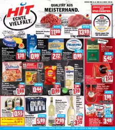 Gazetka promocyjna Hit - Wochenprospekt - Gazetka - ważna od 16.11 do 16.11.2024 - strona 1 - produkty: alpro, Alwa, Becher, Beemster, beutel, braten, bugles, butter, champion, chips, cola, coupon, coupons, dessert, Doritos, Dr. Oetker, drink, drinks, duplo, eis, flammkuchen, flasche, frucht, gerolsteine, gerolsteiner, gouda, gulasch, hafer, Haferdrink, henkel, henkell, Henkell Trocken, holländischer schnittkäse, jacobs, joghur, joghurt, jules mumm, jungbullen, kaffee, kaffeepads, Käse, katzenfutter, Kinder, kinder riegel, kuchen, lamm, lebensmittel, mac, maggi, maggi fix, maybach, meggle, Meister, milch, mineralwasser, mumm, natur, Ofen, philadelphia, pizza, rebsortenweine, reis, rel, riegel, rind, rinder, ristorante, ristorante pizza, Schal, Schale, schnittkäse, schoko, Schwartau, sekt, senseo, sheba, Skyr, soja, Sprudel, steiner, Streichzart, Ti, Tiere, wasser, weidemilch, weihenstephan, wein, weine, ZTE, zucker