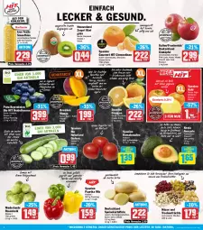 Gazetka promocyjna Hit - Wochenprospekt - Gazetka - ważna od 16.11 do 16.11.2024 - strona 2 - produkty: apfel, auer, aufstrich, aus dem kühlregal, avocado, beere, beeren, bio, bio hit, braten, brot, brotaufstrich, butter, clementinen, curry, discount, eis, Elan, erde, flasche, frucht, früchte, früchten, glasflasche, grill, gurke, gurken, heidelbeere, heidelbeeren, joghur, joghurt, Kaki, kartoffel, kartoffeln, kiwi, kuchen, kühlregal, LG, mac, mango, natur, naturland, navelina, nuss, obst, orange, orangen, paprika, paprika mix, pasta, Pfannkuchen, Pink Lady, regal, reis, Romatomaten, rosen, Rosenkohl, rwe, saft, salat, salate, Schal, Schale, smoothie, smoothies, snack, speisekartoffeln, Ti, tomate, tomaten, Trockenfrüchte, true fruits, zespri, ZTE