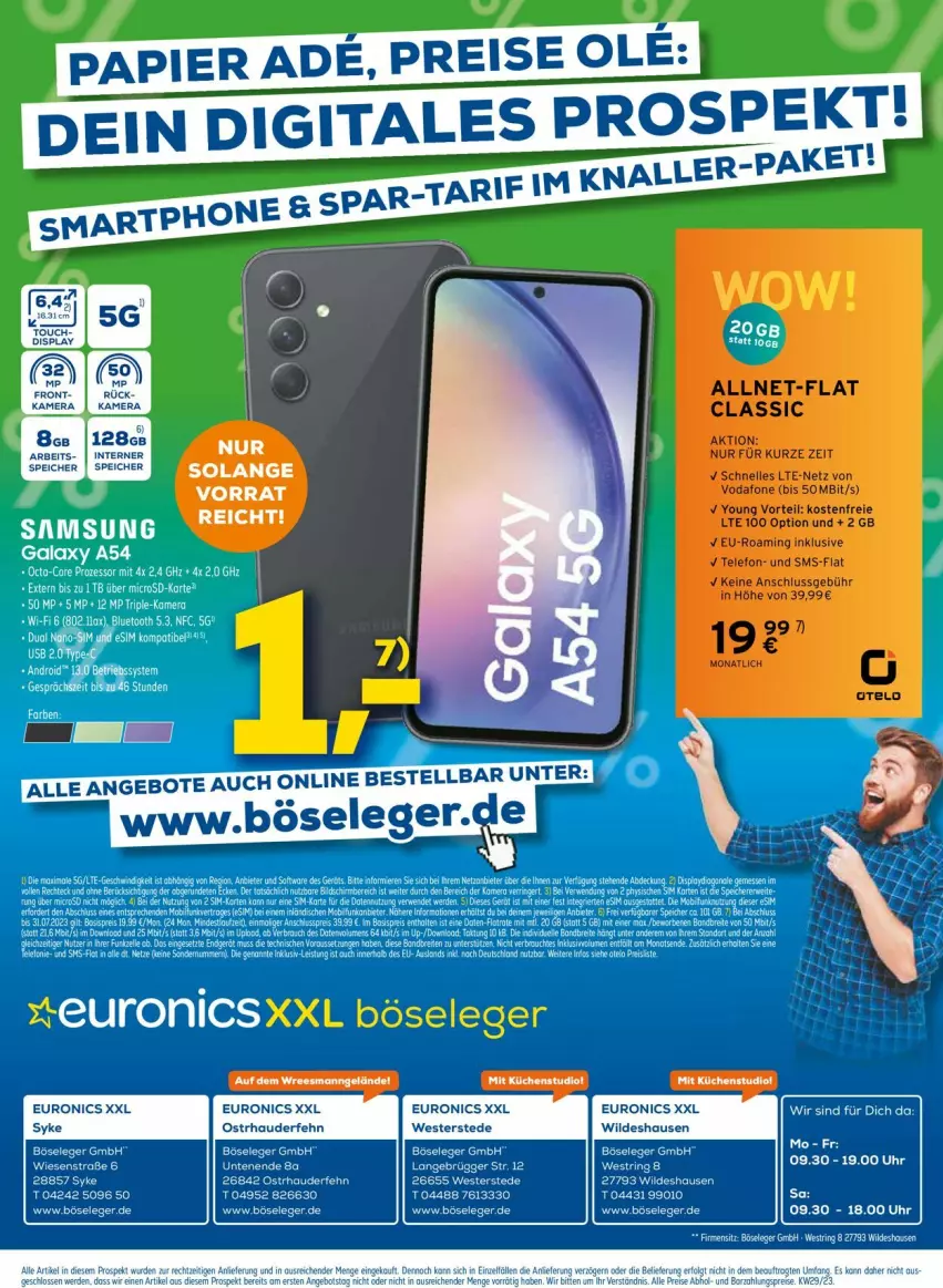 Aktueller Prospekt Euronics - Prospekte - von 22.07 bis 30.07.2023 - strona 8 - produkty: angebot, angebote, Bose, euronics xxl, kamera, Weste, Wild