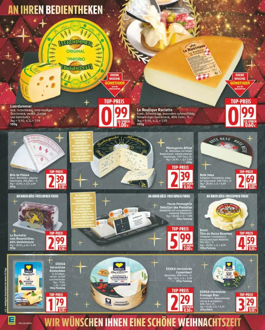 Aktueller Prospekt Edeka - Prospekte - von 22.12 bis 27.12.2025 - strona 8 - produkty: eis, Käse, leerdammer, mac, nuss, reis, schnittkäse, Ti, top-preis