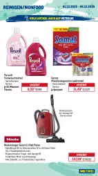 Gazetka promocyjna Metro - Wochen-Angebote - Gazetka - ważna od 06.12 do 06.12.2025 - strona 17 - produkty: angebot, Bad, beutel, Blüte, bodensauger, eier, eierlikör, feinwaschmittel, flasche, frucht, geschirr, geschirrspülmittel, getränk, getränke, kabinett, likör, maracuja, Metro, Müller, Müller-Thurgau, mumm, Oberbergener Baßgeige, Palette, perlen, perwoll, schwein, sekt, somat, sonderposten, spülmittel, staubbeutel, Ti, verpoorten, waschmittel, wein