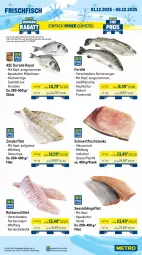 Gazetka promocyjna Metro - Wochen-Angebote - Gazetka - ważna od 06.12 do 06.12.2025 - strona 5 - produkty: Abtei, angebot, angebote, aqua, Dorade, dorade royal, eis, elle, ente, Entenbrust, filet, fisch, fleisch, forelle, frischfisch, Gänsebrust, hafer, lamm, Metro, rel, Rotbarsch, rotbarschfilet, Saibling, Seesaiblingsfilet, steak, steaks, Ti, topf, Wild, Zander