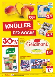 Gazetka promocyjna Netto Marken-Discount - Filial-Angebote - Gazetka - ważna od 28.01 do 28.01.2023 - strona 2 - produkty: asti, aufschnitt, batterie, batterien, bestpreis, eis, frischwurst-aufschnitt, géramont, knoppers, mango, ndk, reis, riegel, Ti, wurst