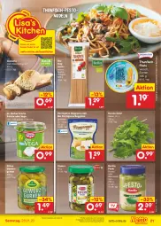 Gazetka promocyjna Netto Marken-Discount - Filial-Angebote - Gazetka - ważna od 28.01 do 28.01.2023 - strona 21 - produkty: angebot, backofen, barilla, bestpreis, bio, ciabatta, cola, Dr. Oetker, eis, filet, filets, fisch, genovese, gewürz, Gewürzgurke, gewürzgurken, gurke, gurken, Kühne, nudel, nudeln, Ofen, parmigiano, parmigiano reggiano, pesto, reggiano, reis, rezept, rezepte, rucola, salat, stube, teigwaren, thunfisch, thunfisch filets, Ti, ZTE