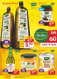 Gazetka promocyjna Netto Marken-Discount - Filial-Angebote - Gazetka - ważna od 28.01 do 28.01.2023 - strona 6 - produkty: apfel, apfelessig, bestpreis, bio, Bio-Gemüse, creme, eis, essig, mais, natives olivenöl, ndk, olive, oliven, olivenöl, reis, Ti