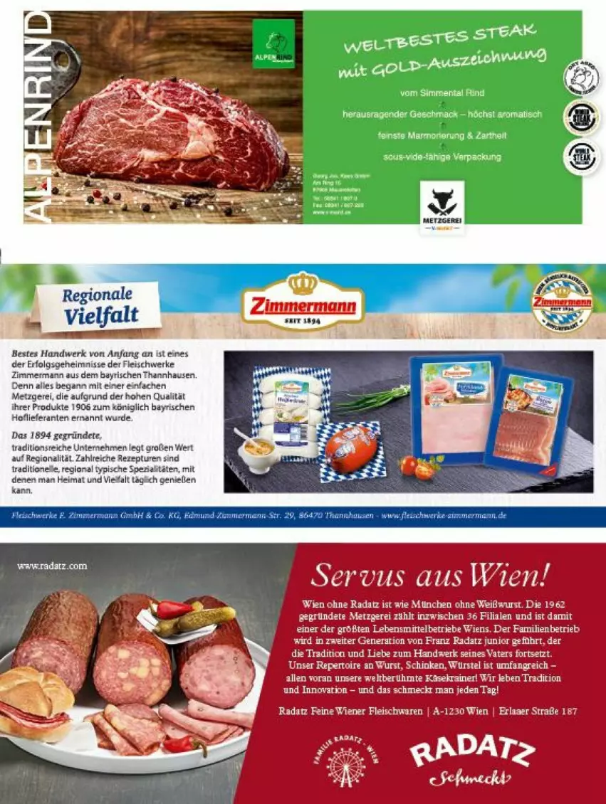 Aktueller Prospekt Vmarkt - Prospekte - von 10.04 bis 24.04.2024 - strona 23 - produkty: eis, fleisch, lebensmittel, LG, mac, rezept, Spezi, Ti, tisch, Weißwurst, wurst