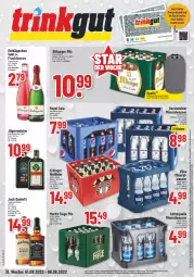 Gazetka promocyjna Trinkgut - Gazetka - ważna od 06.08 do 06.08.2022 - strona 1 - produkty: alkohol, Alwa, angebot, angebotspreis, Apple, bier, bitburger, bitburger pils, burger, cola, deutschlandcard, ecco, eis, elle, erde, erdinger, flasche, frucht, fruchtsecco, Germ, gerolsteine, gerolsteiner, jack daniel, jack daniel's, jägermeister, kräuter, kräuterlikör, LG, likör, Meister, mineralwasser, pepsi, Pepsi Cola, pils, reis, rotkäppchen, sekt, steiner, tennessee whiskey, Ti, vilsa, wasser, whiskey