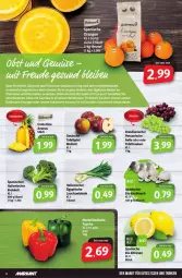 Gazetka promocyjna Markant - Prospekte - Gazetka - ważna od 31.12 do 31.12.2021 - strona 4 - produkty: ananas, bio, brokkoli, elle, knoblauch, Lauchzwiebel, lauchzwiebeln, orange, orangen, schlauch, tafeläpfel, tafeltrauben, tee, Ti, tisch, trauben, Wella, Yo, zitrone, zitronen, zwiebel, zwiebeln