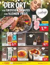 Gazetka promocyjna Netto Marken-Discount - Filial-Angebote - Gazetka - ważna od 17.12 do 17.12.2022 - strona 10 - produkty: bestpreis, buch, creme, eis, filet, fleisch, Holz, Kalbsmedaillons, korn, lachs, leine, medaillons, milch, ndk, nuss, pfanne, Rauch, reis, saft, Ti, tisch, Wild, wurst, wurst in selbstbedienung, zucker
