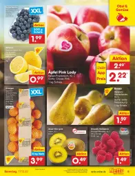 Gazetka promocyjna Netto Marken-Discount - Filial-Angebote - Gazetka - ważna od 17.12 do 17.12.2022 - strona 5 - produkty: angebot, asti, beere, beeren, bestpreis, Birnen, eis, heidelbeere, heidelbeeren, himbeer, himbeere, himbeeren, kiwi, Kiwi Gold, LG, obst, orange, orangen, Pink Lady, reis, sac, saft, Schal, Schale, Ti, zespri, zitrone, zitronen, ZTE