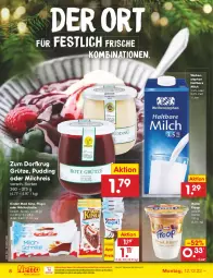 Gazetka promocyjna Netto Marken-Discount - Filial-Angebote - Gazetka - ważna od 17.12 do 17.12.2022 - strona 8 - produkty: bestpreis, eis, froop, grütze, haltbare milch, Kinder, Kinder Maxi, kinder maxi king, milch, milchreis, Milchschnitte, Müller, müller froop, ndk, pingui, pudding, reis, Ti, weihenstephan, Zum Dorfkrug