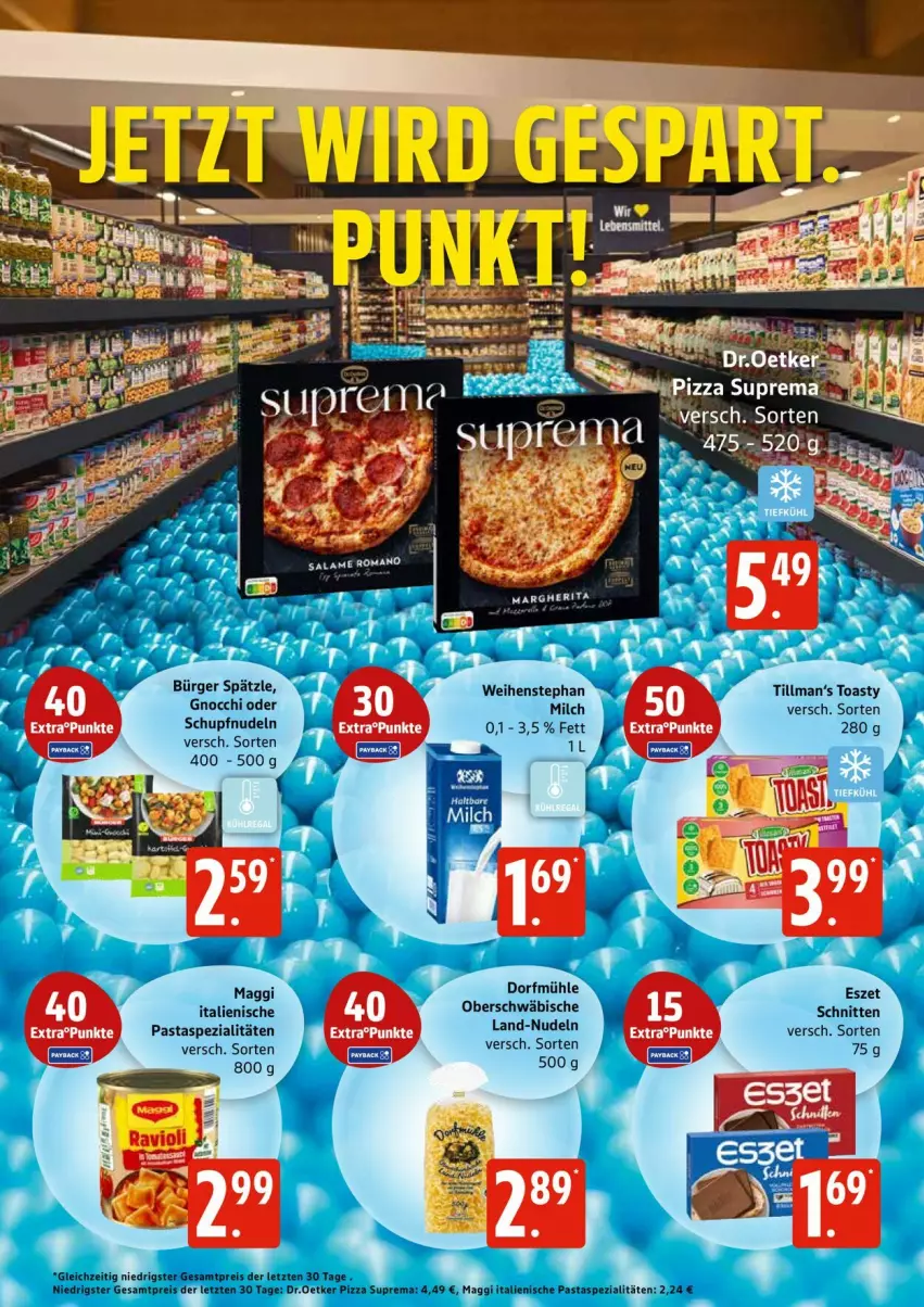 Aktueller Prospekt Edeka - Prospekte - von 15.12 bis 20.12.2025 - strona 18 - produkty: gnocchi, italienische pasta, maggi, milch, nudel, nudeln, pasta, schnitten, Spezi, Ti, toast, toasty, weihenstephan