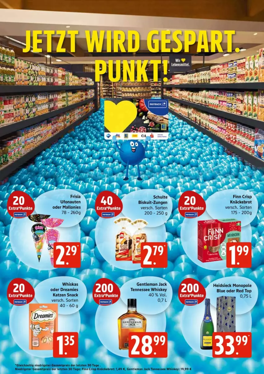 Aktueller Prospekt Edeka - Prospekte - von 15.12 bis 20.12.2025 - strona 28 - produkty: brot, dreamies, eis, knäckebrot, reis, snack, tennessee whiskey, Ti, whiskas, whiskey, ZTE