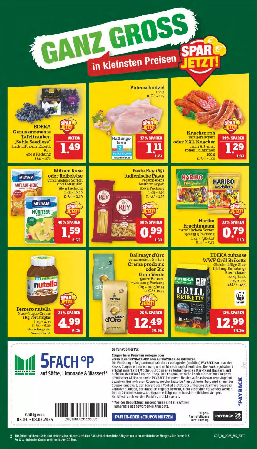 Aktueller Prospekt Marktkauf - Prospekt - von 02.03 bis 08.03.2025 - strona 2 - produkty: angebot, deka, eis, gin, haribo, LG, reis, tee, Ti