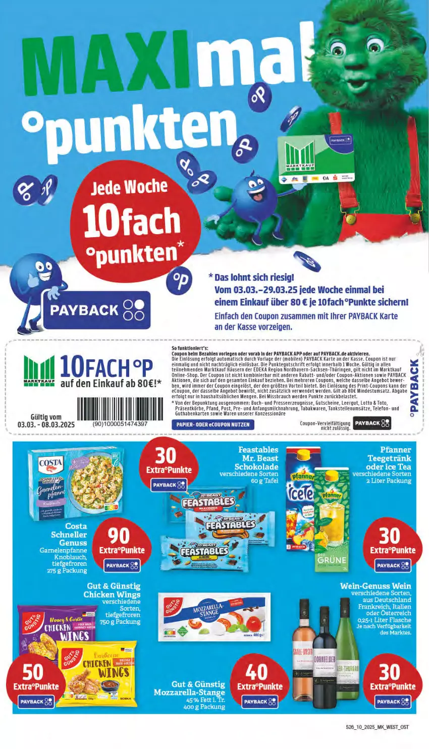 Aktueller Prospekt Marktkauf - Prospekt - von 02.03 bis 08.03.2025 - strona 26 - produkty: angebot, auto, buch, coupon, coupons, deka, dornfelder, elle, erde, guthabenkarte, gutschein, gutscheine, LG, milch, papier, payback, Rauch, ring, rwe, sac, telefon, Ti, tisch, Yo