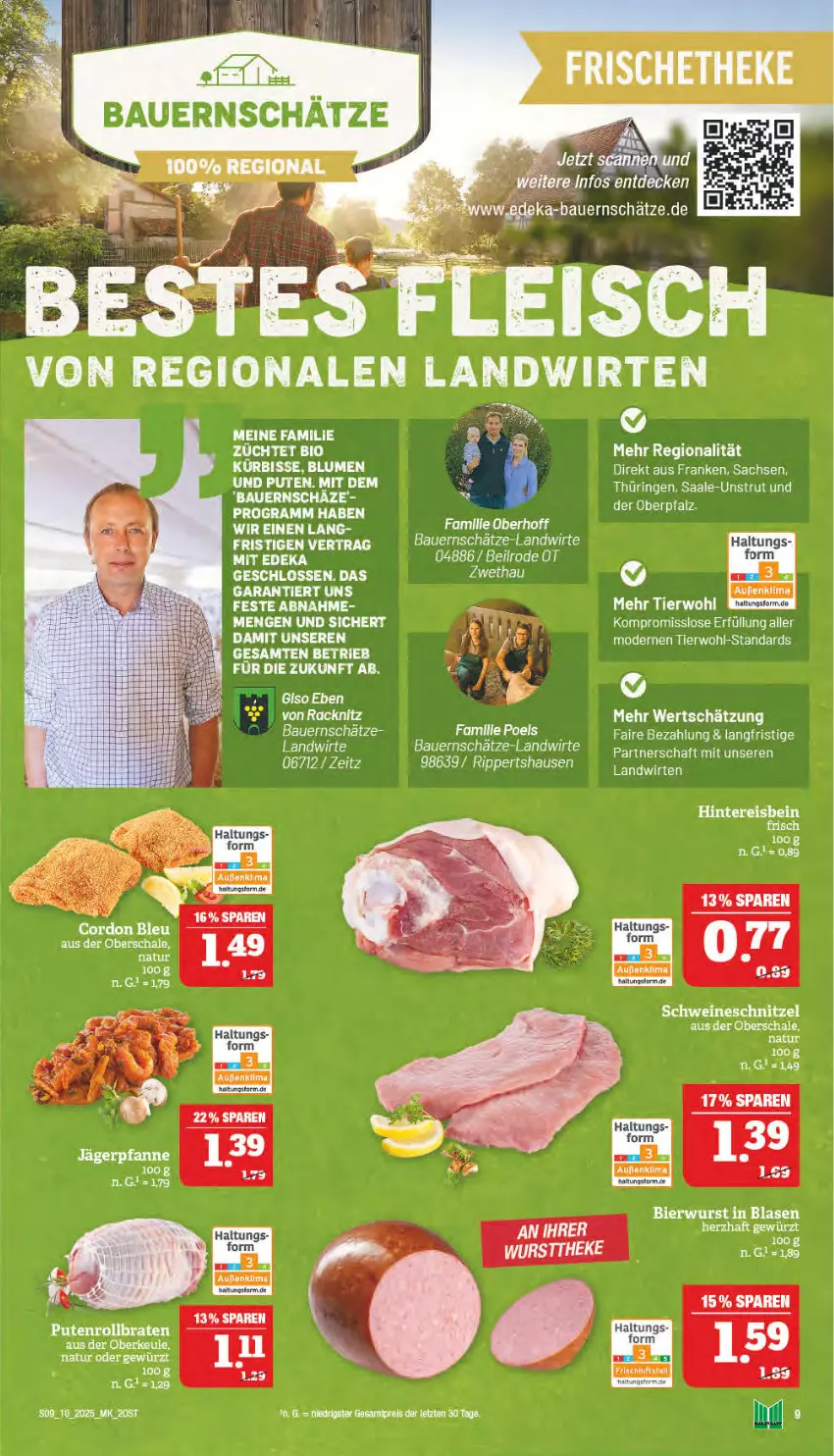 Aktueller Prospekt Marktkauf - Prospekt - von 02.03 bis 08.03.2025 - strona 9 - produkty: auer, Bau, Bauer, bier, bio, braten, deka, gewürz, HP, Mode, natur, pfanne, pute, Putenrollbraten, ring, rollbraten, sac, Schal, Schale, schnitzel, schwein, schweine, schweineschnitzel, tee, Ti, wein, weine, wurst, wursttheke