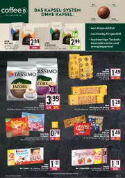 Gazetka promocyjna E Center - Angebote der Woche - Gazetka - ważna od 07.10 do 07.10.2023 - strona 19 - produkty: bio, eis, frucht, fruchtgummi, hafer, jacobs, jacobs tassimo, kaffee, katjes, keks, Kinder, kinder schokolade, kitkat, korn, Kugel, leibniz, lion, nestlé, reis, riegel, schoko, schokolade, sim, smarties, snack, tassimo, Ti, Vegeta, Yo, yogurette, ZTE