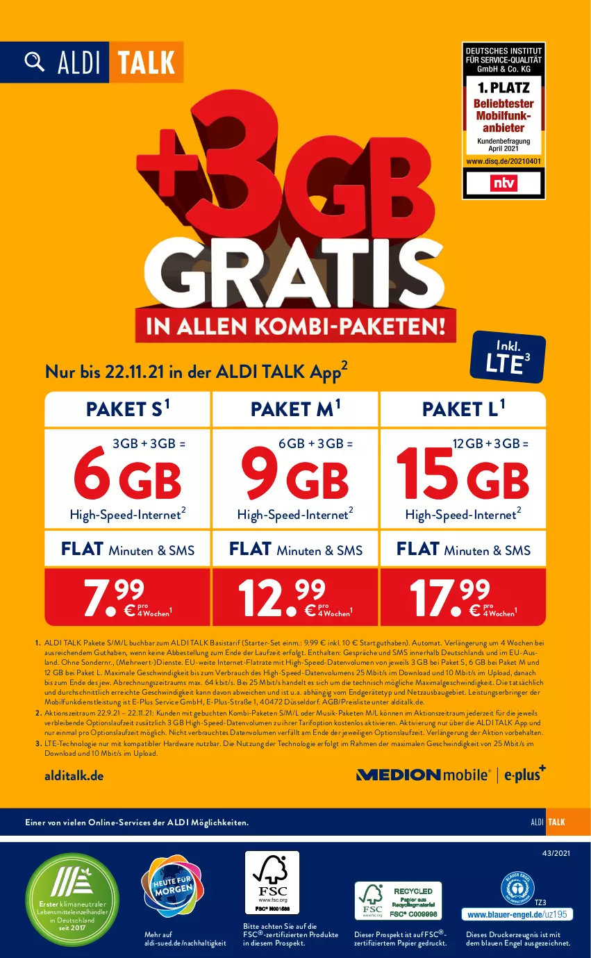 Aktueller Prospekt AldiSud - ALDI Aktuell - von 25.10 bis 30.10.2021 - strona 54