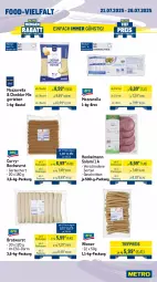 Gazetka promocyjna Metro - Wochen-Angebote Gastro - Gazetka - ważna od 26.07 do 26.07.2025 - strona 10 - produkty: angebot, beutel, bockwurst, bratwurst, brot, cheddar, cocktail, cocktails, curry, eier, eis, flasche, henkel, mac, milch, mozzarella, pommes, Pommes Frites, reis, rel, salami, schnitten, Ti, tiefpreis, tisch, wiener, wurst