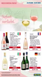 Gazetka promocyjna Metro - Wochen-Angebote Gastro - Gazetka - ważna od 26.07 do 26.07.2025 - strona 15 - produkty: amaro, angebot, bacardi, bacardi rum, Bad, beere, beeren, bier, brut, eis, elle, ente, erdbeere, erdbeeren, flasche, frucht, früchte, früchten, geldermann, getränk, getränke, Hefe, limette, limetten, Lusti, Metro, metro gastro, Mett, metten, Palette, Paula, paulaner, primitivo, rama, ramazzott, ramazzotti, reifen, reis, Rubin, rum, sac, saro, Ti, tiefpreis, trauben, vanille, wein, Wild, zott