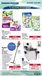 Gazetka promocyjna Metro - Wochen-Angebote Gastro - Gazetka - ważna od 26.07 do 26.07.2025 - strona 17 - produkty: akku, angebot, aperol, ariel, auer, bacardi, cola, drink, Dyson, eis, elle, flasche, fritteuse, getränk, getränke, grapefruit, kraft, lillet, limo, mac, Metro, metro gastro, moskovskaya, Palette, papier, Pods, reis, Sierra, sim, staubsauger, teller, thermostat, Ti, Tiere, vollwaschmittel, waschmittel, wc frisch, WC Frisch Kraft Aktiv