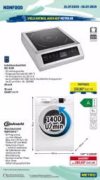Gazetka promocyjna Metro - Wochen-Angebote Gastro - Gazetka - ważna od 26.07 do 26.07.2025 - strona 18 - produkty: angebot, auer, auto, backofen, eis, elle, erde, geschirr, Holz, induktionskochfeld, kochfeld, LG, messer, Metro, metro gastro, Ofen, pfanne, pizza, Reinigung, reis, spülmaschinen, steak, teller, Ti, tiefpreis, tisch, wein, wolle