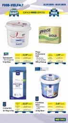 Gazetka promocyjna Metro - Wochen-Angebote Gastro - Gazetka - ważna od 26.07 do 26.07.2025 - strona 9 - produkty: bag-in-box, bio, blume, blumen, blumenkohl, butter, doppelrahmstufe, Eichblattsalat, eimer, eis, frischkäse, Käse, korb, mac, milch, natur, obst, Pfifferlinge, quark, reis, rwe, salat, speisequark, Ti, tiefpreis, tomate, tomaten