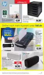 Gazetka promocyjna Lidl - Aktionsprospekt - Gazetka - ważna od 21.01 do 21.01.2023 - strona 17 - produkty: akku, Aktenvernichter, angebot, auto, batterie, Brei, deka, dell, din a4, drucker, eis, elle, HP, kopierpapier, ladekabel, lautsprecher, leine, li-ion-akku, Mode, office, papier, reifen, reis, schubladen, silvercrest, Teleskop, Ti, tisch, usb, ZTE