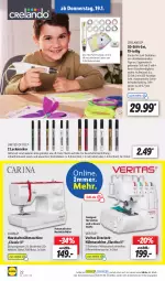 Gazetka promocyjna Lidl - Aktionsprospekt - Gazetka - ważna od 21.01 do 21.01.2023 - strona 24 - produkty: asti, auer, auto, Brei, Elan, Holz, HP, lack, Nähmaschine, ndk, office, rel, Schal, Schale, Sport, ssd, Ti, tisch, wasser