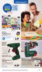 Gazetka promocyjna Lidl - Aktionsprospekt - Gazetka - ważna od 21.01 do 21.01.2023 - strona 25 - produkty: akku, angebot, deka, dell, eis, Elan, elle, Heißklebepistole, HP, Klammern, ladekabel, lamm, Mode, papier, Parkside, reis, rel, ring, Schal, stifte, Ti, usb, ZTE