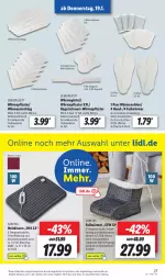 Gazetka promocyjna Lidl - Aktionsprospekt - Gazetka - ważna od 21.01 do 21.01.2023 - strona 29 - produkty: angebot, auer, auto, dell, eis, elle, Heizkissen, kissen, Mode, pflaster, reis, Schal, Ti, ZTE