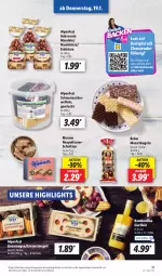 Gazetka promocyjna Lidl - Aktionsprospekt - Gazetka - ważna od 21.01 do 21.01.2023 - strona 33 - produkty: angebot, apfel, cheesecake, eier, eierlikör, eis, erdnüsse, Kugel, likör, mandel, mandeln, Manner, reis, rezept, Schaumzucker, schnitten, Ti, waffeln, ZTE, zucker