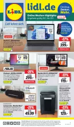 Gazetka promocyjna Lidl - Aktionsprospekt - Gazetka - ważna od 21.01 do 21.01.2023 - strona 43 - produkty: akku, Aktenvernichter, angebot, angebote, Bank, Behälter, celeron, eis, elle, HDMI, Intel, ips-display, lautsprecher, Mode, monitor, ndk, office, papier, powerbank, reis, rel, ryzen, Schal, Schale, silvercrest, ssd, telefon, Ti, uhr, VivoBook, wasser