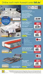 Gazetka promocyjna Lidl - Aktionsprospekt - Gazetka - ważna od 21.01 do 21.01.2023 - strona 44 - produkty: angebot, angebote, asti, Bau, baumwolle, bett, bettwäsche, bier, bierbaum, braun, creme, decke, eis, elle, federkern, federkernmatratze, Holz, kernmatratze, kissen, kopfkissen, latte, lattenrost, matratze, ndk, reifen, reis, rel, Schal, Schale, spannbettlaken, Tasche, taschen, taschenfederkernmatratze, telefon, Ti, tisch, uhr, wolle