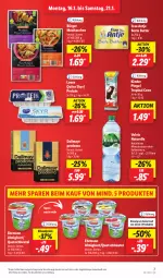 Gazetka promocyjna Lidl - Aktionsprospekt - Gazetka - ważna od 21.01 do 21.01.2023 - strona 7 - produkty: almighur, almighurt, Alwa, angebot, beste butter, beutel, butter, dallmayr, dallmayr prodomo, ehrmann, ehrmann almighurt, eis, elle, frau antje, Kinder, kinder pingui, Loose, maultaschen, mineralwasser, natur, natürliches mineralwasser, pingui, prodomo, quäse, quetschbeutel, reis, rel, Skyr, Tasche, taschen, Ti, volvic, wasser, ZTE