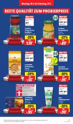 Gazetka promocyjna Lidl - Aktionsprospekt - Gazetka - ważna od 21.01 do 21.01.2023 - strona 9 - produkty: angebot, apfel, basilikum, Bau, bier, bio, Cien, creme, drink, eis, frucht, Fruchtmark, hafer, Haferdrink, haferflocken, Pflegecreme, reis, sauce, tee, Ti, tisch, tomate, tomaten, tomatensauce, ZTE