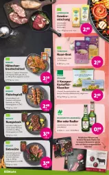 Gazetka promocyjna Denns Biomarkt - Gazetka - ważna od 07.05 do 07.05.2024 - strona 4 - produkty: alkohol, Bau, bier, bio, brot, eis, elle, entrecôte, fleisch, gewürz, Gewürzmischung, hähnchenbrust, joghur, joghurt, kartoffel, Kette, knoblauch, Kroketten, lamm, mac, marinade, mit knoblauch, mit zwiebeln, natur, oder radler, ohne alkohol, paprika, pommes, radler, reis, rezept, rezepte, rind, rum, rumpsteak, saft, sana, schnitzel, schwein, schweine, schweinefleisch, steak, Ti, tisch, wein, weine, zwiebel, zwiebeln