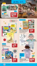 Gazetka promocyjna Aldi Nord - Von Montag - Gazetka - ważna od 08.11 do 08.11.2025 - strona 18 - produkty: batterie, batterien, buch, dell, eimer, elle, Janosch, Kinder, Kinderbuch, LG, Malbuch, Mode, Puppe, rwe, Ti, Tiere, tisch, wein, weine