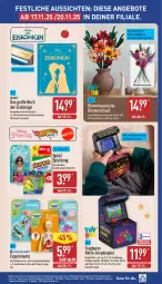 Gazetka promocyjna Aldi Nord - Von Montag - Gazetka - ważna od 08.11 do 08.11.2025 - strona 25 - produkty: angebot, angebote, aust, batterie, batterien, Bau, blume, blumen, buch, dell, disney, eis, Eiskönigin, elle, ente, gin, Hot Wheels, Krebs, lautsprecher, LG, Mattel, Mode, Puzzle, Ria, salz, Spiele, spielzeug, Sport, Ti, ZTE