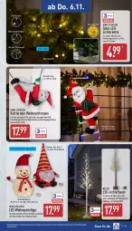 Gazetka promocyjna Aldi Nord - Von Montag - Gazetka - ważna od 08.11 do 08.11.2025 - strona 27 - produkty: batterie, batterien, Bau, dell, elle, gin, Kette, led-licht, leds, lichterkette, Mode, Ti, timer, Weihnachtsfigur, ZTE