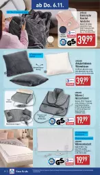 Gazetka promocyjna Aldi Nord - Von Montag - Gazetka - ważna od 08.11 do 08.11.2025 - strona 30 - produkty: akku, ambia, bett, decke, dell, elle, gin, Heizkissen, HP, kissen, Mode, Ria, Ti, überhitzungsschutz, ZTE