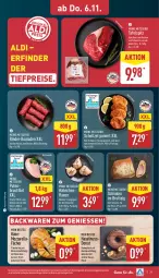 Gazetka promocyjna Aldi Nord - Von Montag - Gazetka - ważna od 08.11 do 08.11.2025 - strona 35 - produkty: aldi, axe, backwaren, bio, braten, brot, brustfilet, creme, Donut, eis, filet, geback, gewürz, grill, haselnuss, Haxe, Käse, mozzarella, nuss, Ofen, Plunder, pute, reis, rel, rind, rinder, rinder-rouladen, rouladen, schinken, schnitzel, schwein, ssd, tafelspitz, Ti, tiefpreis, wein