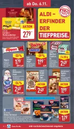 Gazetka promocyjna Aldi Nord - Von Montag - Gazetka - ważna od 08.11 do 08.11.2025 - strona 38 - produkty: aldi, alkohol, alpenmilch, angebot, angebote, asti, bohne, bohnen, cola, dekoration, Dr. Oetker, eier, eierlikör, eis, elle, ferrero, kakao, Kinder, kinder bueno, kokos, krone, kuchen, likör, linsen, mars, milch, milka, mousse, Mousse au Chocolat, nippon, reis, riegel, schoko, schokolade, teller, Ti, tiefpreis, tiramisu, wein, weinbrand, zucker