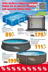 Gazetka promocyjna  - Prospekt für Globus Baumarkt  Achern - Gazetka - ważna od 13.08 do 13.08.2022 - strona 5 - produkty: abdeckplane, Liege, pool, quad, Ria, ring, Ti, Trampolin, wasser
