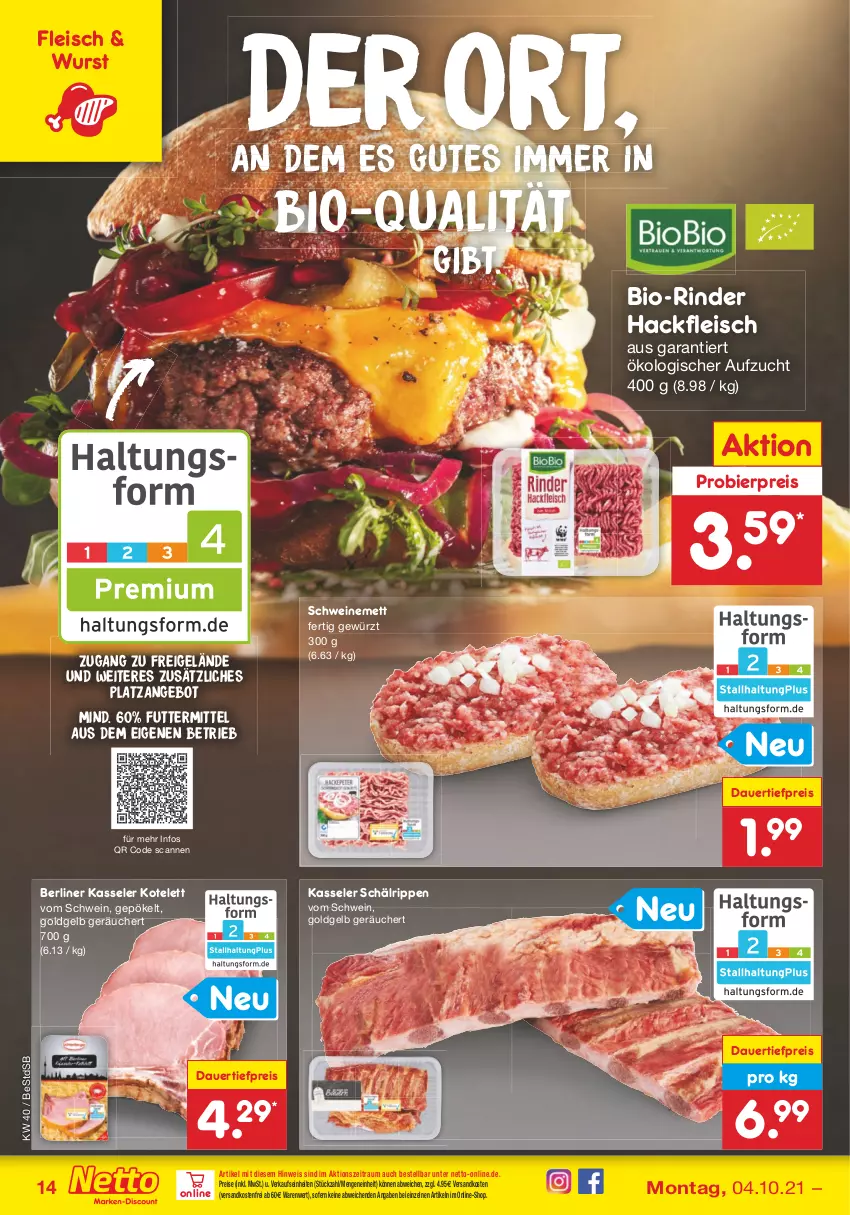 Aktueller Prospekt Netto Marken-Discount - Filial Angebote - von 04.10 bis 09.10.2021 - strona 14