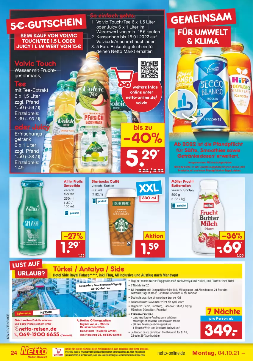 Aktueller Prospekt Netto Marken-Discount - Filial Angebote - von 04.10 bis 09.10.2021 - strona 24