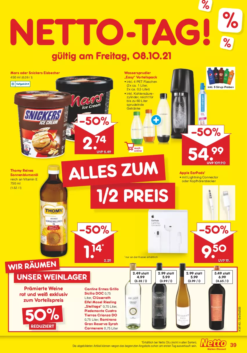 Aktueller Prospekt Netto Marken-Discount - Filial Angebote - von 04.10 bis 09.10.2021 - strona 39