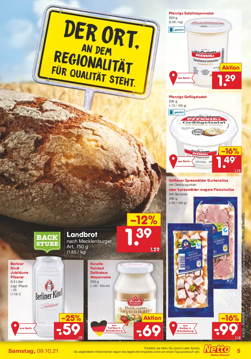 Aktueller Prospekt Netto Marken-Discount - Filial Angebote - von 04.10 bis 09.10.2021 - strona 5